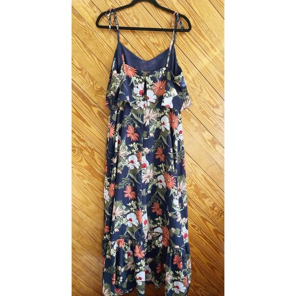 Banana Republic Floral Print Ruffle Hem Maxi Dress - Picture 4 of 8